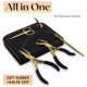 My Hair Tools Pro Hair Extension Tools Kit Gold - Multi Purpose