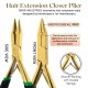 Gold My Hair Tools Pro Extension Kit, Extensions Remover Pliers set, Micro Beads Pulling Hook & Microbead Loop Tool Stainless Steel