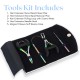 My Hair Tools Pro Extension Kit, Extensions Remover Pliers set, Micro Beads Pulling Hook & Microbead Loop Tool Stainless Steel