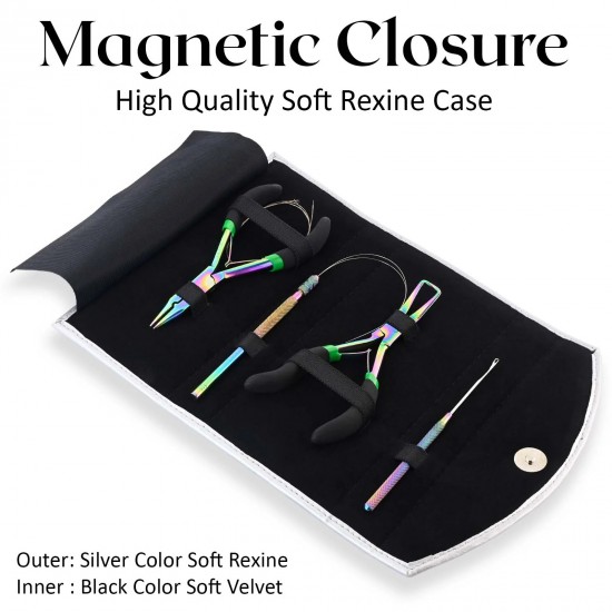 My Hair Tools Pro Extension Kit, Extensions Remover Pliers set, Micro Beads Pulling Hook & Microbead Loop Tool Stainless Steel