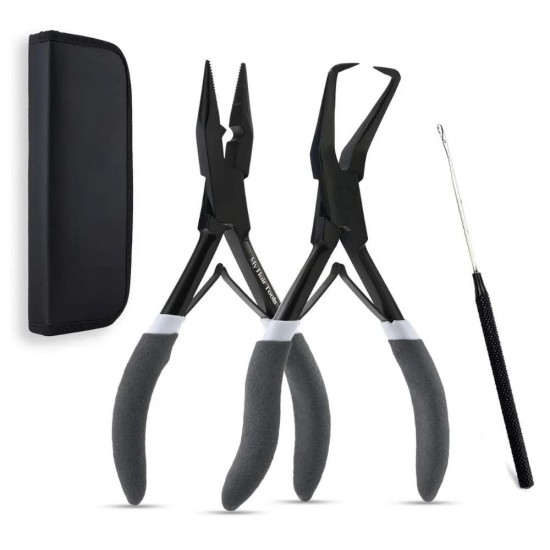 Microbead tool kit all in one in black gray