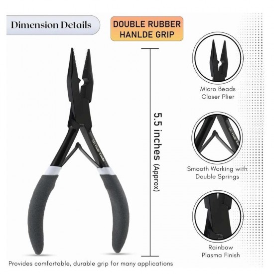 Microbead tool kit all in one in black gray