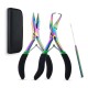 Microbead tool kit all in one in Rainbow black