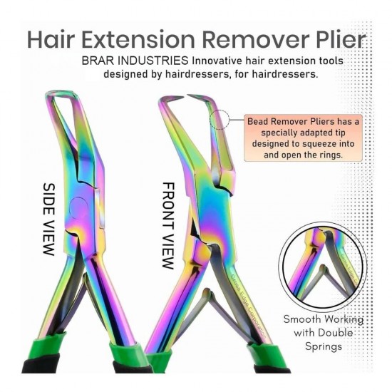 Microbead tool kit all in one in Rainbow black