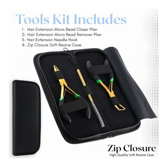 Microbead tool kit all in one in golden black