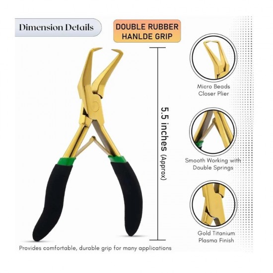 Microbead tool kit all in one in golden black