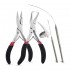 Silver Professional Hair Extension Tools Kit