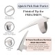 Silver Professional Hair Extension Tools Kit