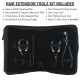 All in one Hair extension tools Plier's kit | Tape in Plier | 3 Hole Micro Beads & Nano Rings Plier
