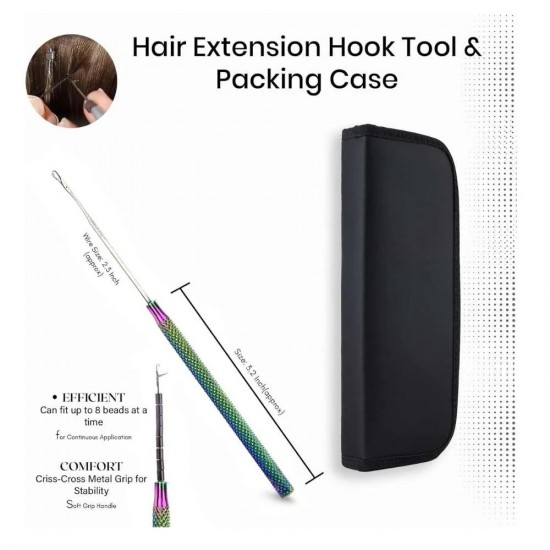 Microbead tool kit all in one in Rainbow black