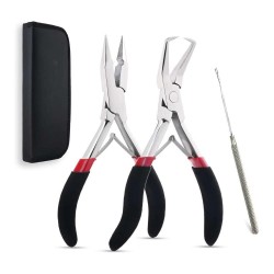 Microbead tool kit all in one in silver black